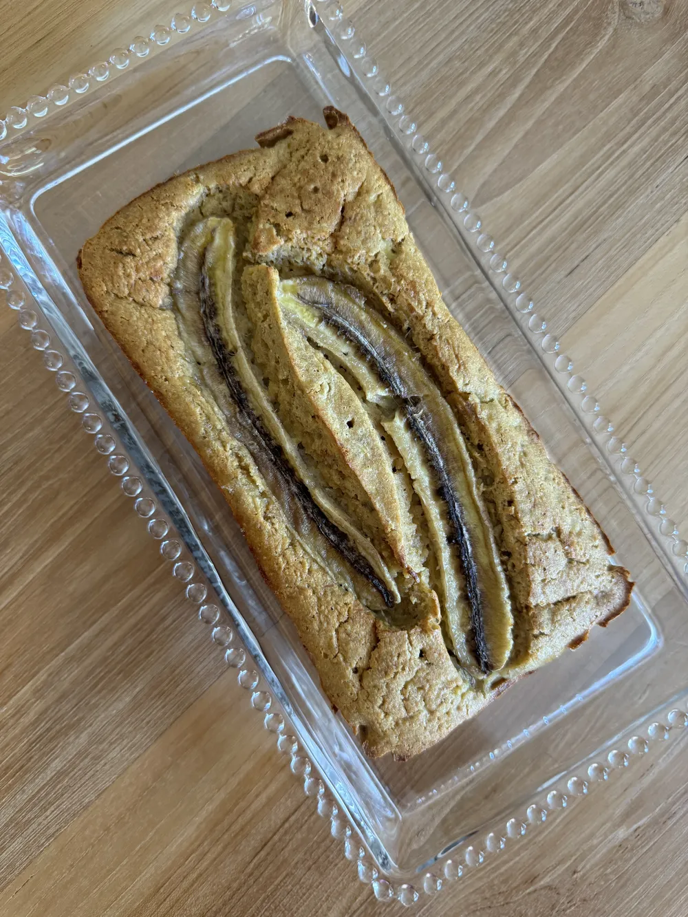 Pan de platano saludable banana bread
